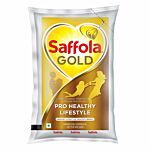 Saffola Gold  Rice Bran  Kadi Bld Oil Pouch 1 Ltr