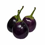 Namdhari Brinjal Black Round 250 G Poly Bag
