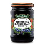 Mackays Jam Bluebery  Blackcurrant  340G