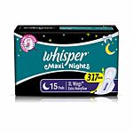 Whisper Maxi Night Xl Wings 15S