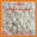 Om Bhakti Wick For Diya Cotton Flower Batti 100N