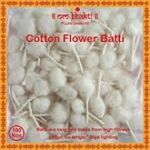 Om Bhakti Wick For Diya Cotton Flower Batti 100N