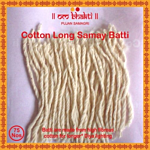 Om Bhakti Wick For Diya Cotton Long Samay Batti 75N