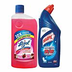 Lizol Disinfectant Surface Cleaner - Floral 975 Ml + Harpic 200ml free